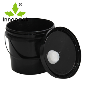 จีนโรงงานรอบ5L ถังถังพลาสติกถังที่มีฝาปิด - Product Image 3