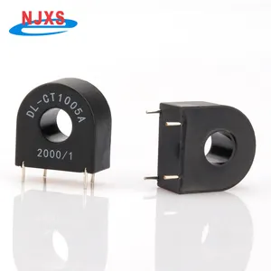 Small AC Current Transformer Pcb Mount Pin Type DL-CT1005A 10A/5mA 20A/10mA 2000:1 Low Voltage Encapsulated toroidal transformer