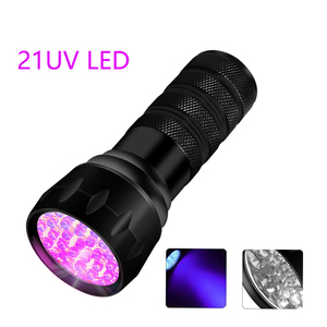 Linterna UV de 21 LED de Aleación de Aluminio para Detección de Orina de Mascotas, Linterna UV TAIKOO de 21 LED - Product Image 3