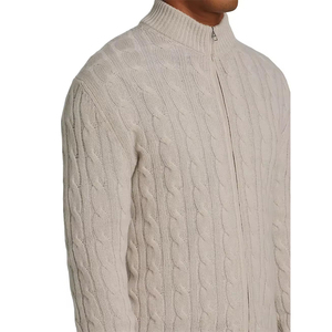 <span class=keywords><strong>Cardigan</strong></span> da Uomo in Cashmere Lavorato a Maglia con Zip QS1212A192 a Prezzo all'Ingrosso - Product Image 5