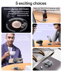 Yesido C299 360 miễn phí-xoay hợp kim nhôm gấp ổn định di động bảng sử dụng điện thoại chủ - Product Image 3