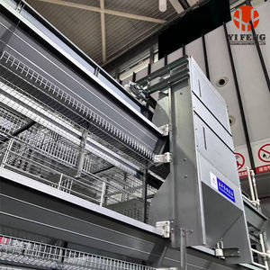 กรงไก่อัตโนมัติแบบ H ระบบแบตเตอรี่4ชั้นอายุการใช้งานยาวนานประหยัดพื้นที่และค่าแรงสำหรับฟาร์มสัตว์ปีก - Product Image 4