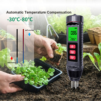 Outil de test EC du sol pour plantes de serre de haute précision 3 en 1 humidimètre du sol de fleurs de jardin hygromètre de sol