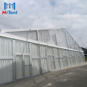 Tente de réception de mariage à portée libre 40x60, tente d'événement pour 1000 personnes avec parois en verre - Product Image 5