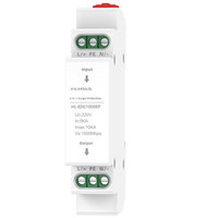Riel de guía Gigabit 2 en 1, Protector contra sobretensiones, protección contra rayos, Monitor de plástico, pararrayos de red, accesorios de vigilancia AP