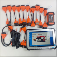 Broches complètes x-truck Y009 OBD détecteur multi-diag lien USB pour camion excavateur ISUZU/RENAULT/VOVOL Kit de Diagnostic avec tablette FZ-G1