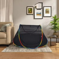 Tente de jeu portable pour animaux de compagnie, respirante, pour l'été, pour le camping en plein air, avec sac de transport pour chats, chiens, lapins, maison pour animaux de compagnie avec filet en maille