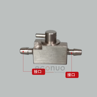 Nouvelle vanne en acier inoxydable à 2 voies pour imprimante jet d'encre grand format, compatible avec les encres éco-solvant, UV et à base d'eau