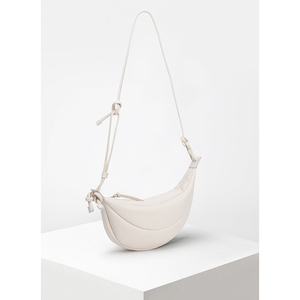 Gionar — <span class=keywords><strong>sac</strong></span> à bandoulière en <span class=keywords><strong>cuir</strong></span> blanc, marque privée, mode d'usine, Mini <span class=keywords><strong>banane</strong></span>, pour femmes - Product Image 3