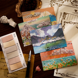 Enveloppe de <span class=keywords><strong>peinture</strong></span> à l'huile personnalisée créative estampage arc-en-ciel <span class=keywords><strong>littérature</strong></span> papier à en-tête pour des vacances promotionnelles - Product Image 6