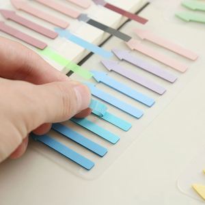 Cute Colorful Arrow Shaped Transparent Self-Adhesive Customizable <b>Sticky</b> <b>Notes</b> Writable Page Markers Index Tabs Book Reading - Product Image 6