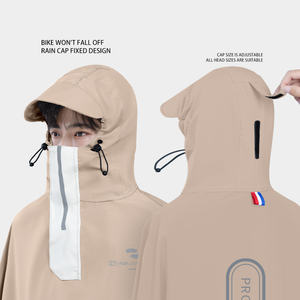 Imperméable en tissu Oxford imperméable coupe-vent classique pour adulte avec bande réfléchissante Logo bâche de voiture pour Camping Tours Long <span class=keywords><strong>Poncho</strong></span> de pluie - Product Image 2