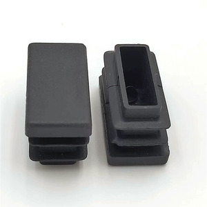 Bouchon d'extrémité en plastique rectangulaire Shi Hong pour tube carré, embout intérieur pour l'industrie du meuble, capuchon PE, couvre-pied - Product Image 1