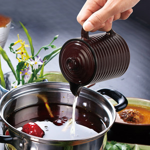 Jarra de salsa Sukiyaki de 500 ml, material ABS de grado alimenticio para servicio de buffet - Product Image 1