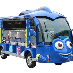 Bus Navette Électrique Thème Dessin Animé 11 Places, Idéal pour le Tourisme Aéroportuaire et les Locations <span class=keywords><strong>de</strong></span> Voitures – Vente Flash - Product Image 1