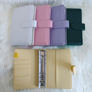 Carnet de notes en cuir élégant pour système financier français, classeur de budget A5 A6 avec enveloppe pour argent pour la gestion budgétaire - Product Image 5