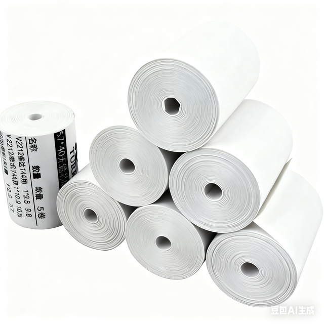 Size 80x60mm Single Thermal Receipt Paper Rolls Popular POS Cash Register Direct Customization Service Available Jiangsu Factory