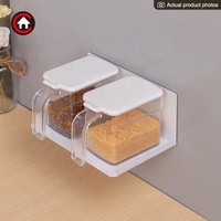 Étagère murale magnétique pour bocaux, design large et profond, rangement pour bouteilles, organisateur de cuisine