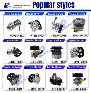 Bilusi Auto Parts Alquiler de bomba de dirección asistida hidráulica eléctrica para Nissan Honda Toyota Mazda Hyundai Kia - Product Image 4
