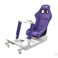 Cockpit de jeu de course JBR1012 rouge et noir, simulateur de course