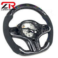 Volant en fibre de carbone forgée avec affichage LED du régime moteur pour BMW G01 G02 G05 G20 G30 G80 G10 G11 G15 G16 G87 M3 M4 G32 G34 G36