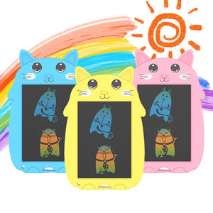 Elektronik bebek kurulu çizim sihirli kurulu çocuk Lcd yazma tableti renkli kalem seti çocuklar için - Product Image 1