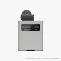 Printer 3D FDM Hongmu Genuine Bambu Lab H2S Combo Dual-Nozzle Kecepatan Tinggi 600 Mm/s Tertutup Multi-Material Komersial Berbahan Logam