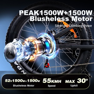 Bicicleta de Montaña DP-P2 para Adultos, con Batería de Litio, 7 Velocidades, 80 km de Autonomía, para Ciudad, Nieve y Montaña, Disponible en EE. UU. - Product Image 6