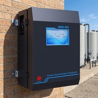 Industrial Automatic Water Treatment Sensor Monitor Device RS485 Modbus 4 20mA Residual Chlorine Sensor Monitoring pH Controller