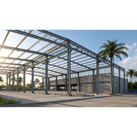 Kits de construction métalliques en acier multi-usages, barndominium, garage, atelier