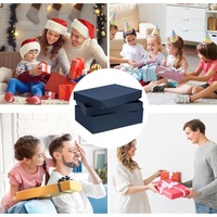 Personnalisé de haute qualité vêtements robe t-shirt hommes t-shirt emballage en papier boîte de rangement de t-shirt