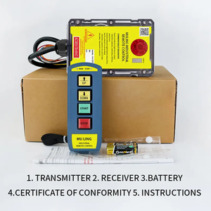 ML-K2 không thấm nước đơn tốc độ không dây Cần Cẩu Điều khiển từ xa 2-nút chống sốc không khí Chuột FCC <span class=keywords><strong>868</strong></span> <span class=keywords><strong>MHz</strong></span> kim loại nhựa bảo vệ - Product Image 2