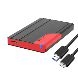 Super-speed Aluminum HDD Enclosure USB 3.0 TO SATA Hard Dish Enclosure Plug And Play HDD Cas0