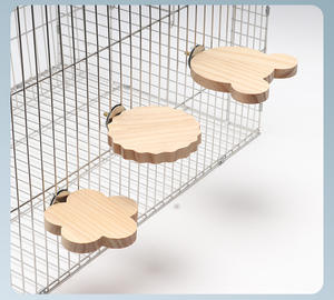 Fabricant de perroquet en bois naturel support plate-forme perruche Rectangle support perche étagère support jouet <span class=keywords><strong>Cage</strong></span> accessoires oiseau perchoir - Product Image 5