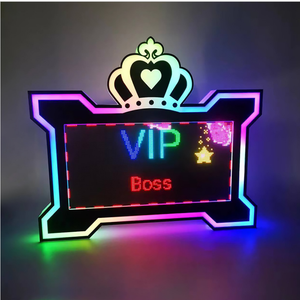 Programmable Led numérique Vip <span class=keywords><strong>bouteille</strong></span> Service présentateur APP bricolage Message panneau d'affichage signe vin support d'affichage pour discothèque - Product Image 4