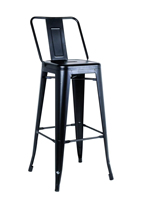 Tabourets de bar commerciaux TH-1001A, modernes et stables, avec cadre en acier de haute qualité et couleur au choix, mobilier de salle à manger pour centres commerciaux et résidences.