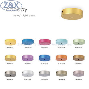 Iron Hanging Light Canopy Lighting <b>Fittings</b> Multi-color Ceiling Rose - Product Image 3