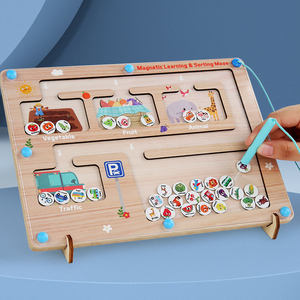 Jeu éducatif de tri et de classification Montessori pour bébés, en bois, avec <span class=keywords><strong>labyrinthe</strong></span> - Product Image 4