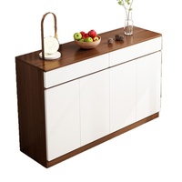 Armoire de rangement murale moderne et minimaliste pour salon et cuisine avec 2 tiroirs, meubles pour la maison