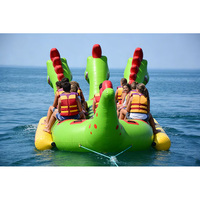 Bateau gonflable de sport nautique commercial, type Dragon Banana Boat
