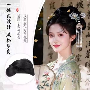 กิ๊บติดผมฟูเหยา วิกผมฮั่นฝูแบบออลอินวัน  วัสดุทนความร้อนสูง ขนาด 25 ซม. สไตล์ถังซ่ง สำหรับทำผมทรงอัพโด้ ใช้ได้ทุกวัน - Product Image 4