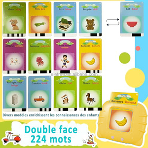 Trẻ Em Mầm Non Tiếng Pháp Tiếng Anh Bài Phát Ngôn Trị Máy Học Tập Montessori Nói Thẻ Flash Sớm Giáo Dục Đồ Chơi - Product Image 4