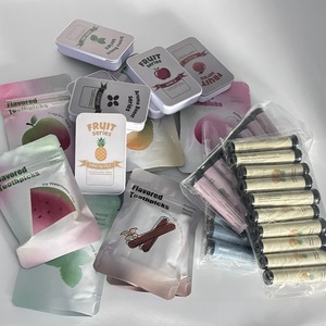 Coffret en bois aromatisé à <span class=keywords><strong>la</strong></span> menthe verte en gros avec fermeture éclair, pour bâtonnets de dentifrice parfumés, infusés sur mesure à <span class=keywords><strong>la</strong></span> <span class=keywords><strong>cannelle</strong></span>, aides au sevrage tabagique, et fruits. - Product Image 1