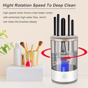 Limpiador de Brochas de Maquillaje Automático Portátil USB, Máquina Secadora de Brochas de Maquillaje - Product Image 2