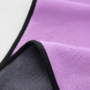 ผ้าไมโครไฟเบอร์สำหรับล้างรถ แห้งเร็ว ทออย่างดี ขนาด 30*30 ซม./30*40 ซม. รูปทรงสี่เหลี่ยมผืนผ้า สีพื้น สำหรับทำความสะอาด - Product Image 1