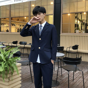 Japanese Style Suit Jacket For Men Xs S M L Xl 2xl 3xl 4xl 5xl School Uniform Graduation Casual Spring Wear - Product Image 3