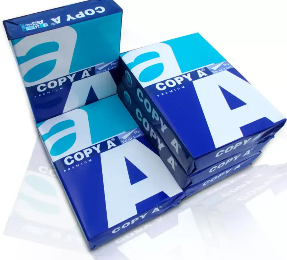 OEM-Druckpapier-Hersteller in Klasse A 500 Blätter 80 g Doppelkopie-Ream-Format hochwertiger Druck 80 gsm A4-Bogenpapier