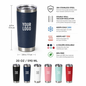Custom Logo 30oz Stainless Steel Slim Vacuum Tumbler <b>Double</b> <b>Wall</b> Insulated Travel <b>Mug</b> with Straw for Hot Cold Drinks Car Friend - Product Image 4