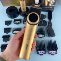 Tondeuse à cheveux professionnelle rechargeable Vgr V-001PRO&V-977 2 en 1 avec lame BLDC haute vitesse pour hommes