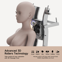 Realrelax PS5100, Mecanismo de Masaje 4D, Riel SL, 16 Programas Automáticos, 6 Técnicas, Escaneo Corporal Automático, Estiramiento Tailandés de Cintura